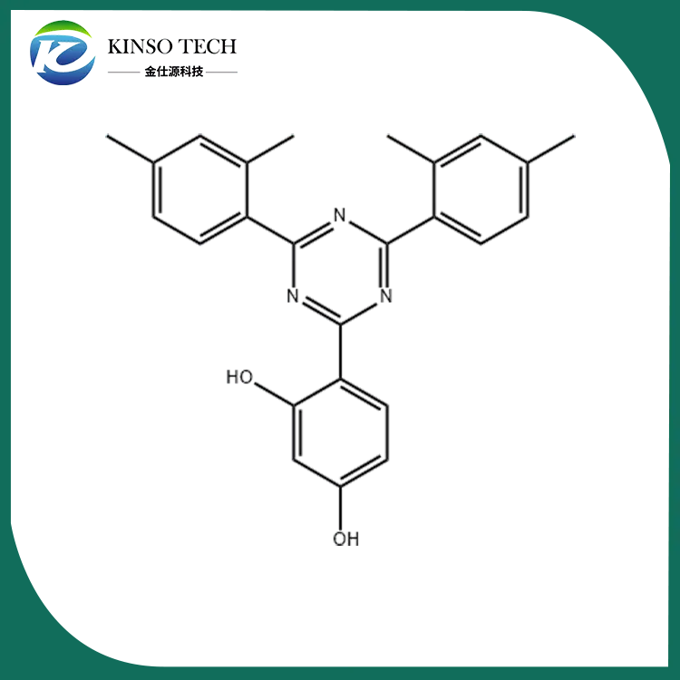 2- (2,4-dihydroksyfenyl) -4,6-bis (2,4-dimetylfenyl) -1,3,5-triazin CAS 1668-53-7