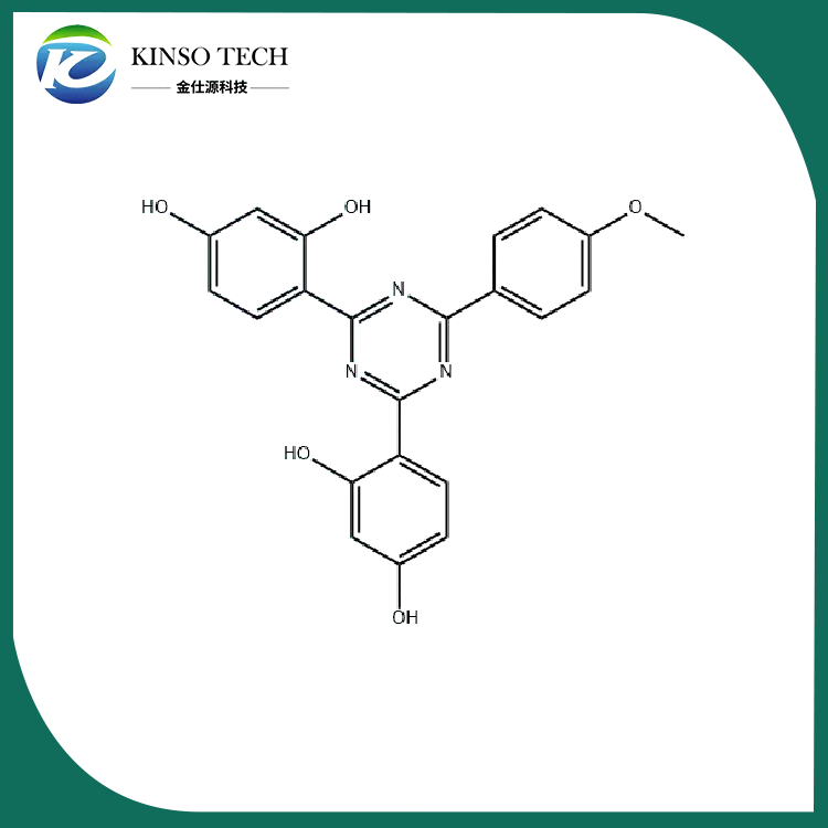 2- (4-metoksyfenyl) 4,6-bis- (2,4-dihydroksyfenyl) -1,3,5-triazin CAS 1440-00-2