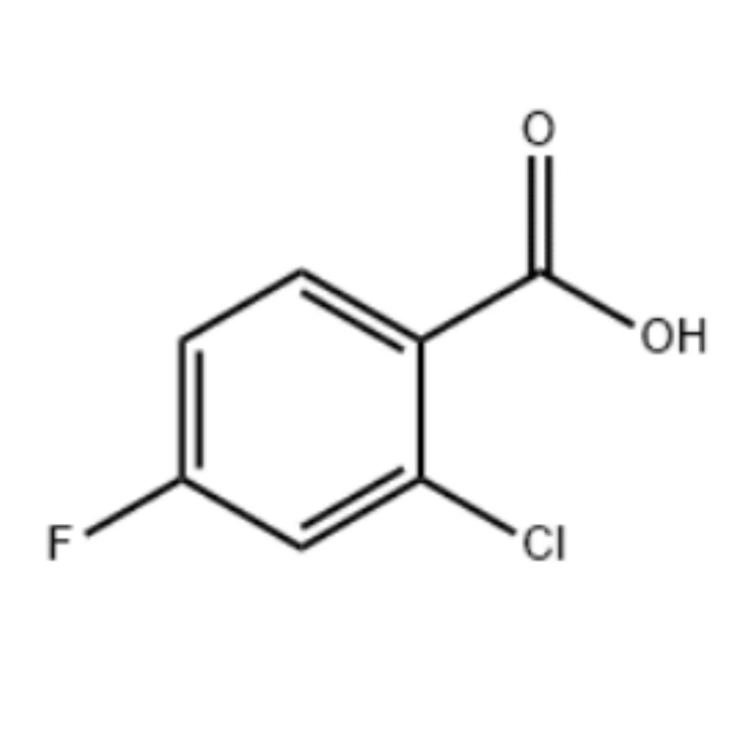 Påføring av 2-klor-4-fluorbenzosyre